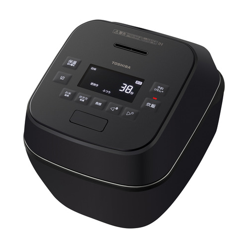 東芝 RC-10SGX(K) 真空圧力IH炊飯器 炎匠炊き 備長炭かまど丸釜 5.5合炊き グランブラック