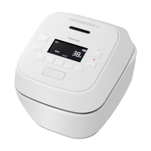 東芝 RC-10SGX(W) 真空圧力IH炊飯器 炎匠炊き 備長炭かまど丸釜 5.5合炊き グランホワイト