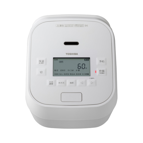 1升炊き)] 車用品・バイク用品 東芝 RC-18KGW(K) グランブラック 炎匠