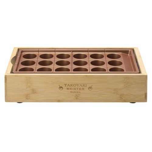 APIX ATM-818(BB) Takoyaki Meister 感動！たこ焼きマイスター 温度調節機能搭載 チタンコート バンブー