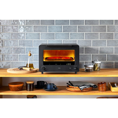 ツインバード TS-D487B オーブントースター 匠ブランジェトースターPLUS 4枚焼き対応 ブラック