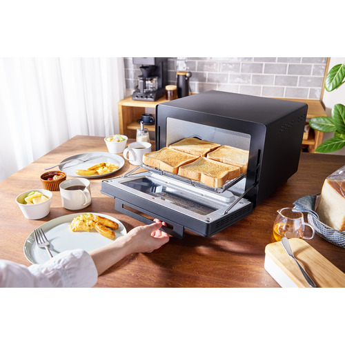 ツインバード TS-D487B オーブントースター 匠ブランジェトースターPLUS 4枚焼き対応 ブラック