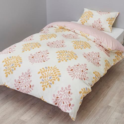 [ダブル] 西川 掛けふとんカバーmee MI4601DL ピンク 日本製 綿100％ 抗菌 防縮 SI24770603100