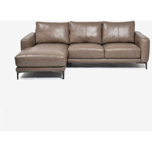 IDC OTSUKA カウチソファ 向かって左カウチ「L／S STYLISH-68 エルエススタイリッシュ」革ストーングレー色 #FP／S-620E 393,800円