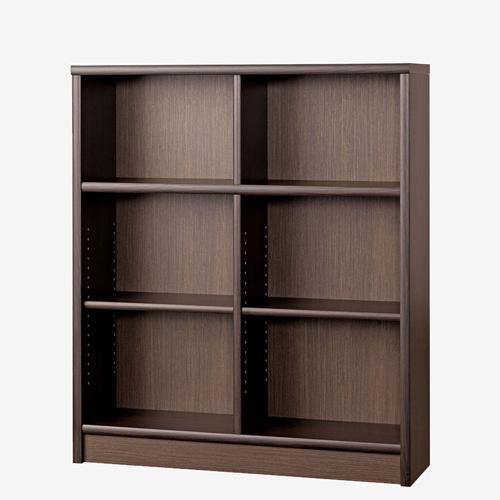 大塚家具 書棚 「Nアコード 105M」幅106.3cm ミドルタイプ ウッディウエンジ色 小島工芸の通販は 63,800円