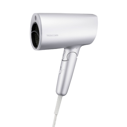 テスコム TD713A-S ドライヤー 温度センサー マイナスイオン 折りたたみ まとまるノズル ヘアドライヤー シルバー