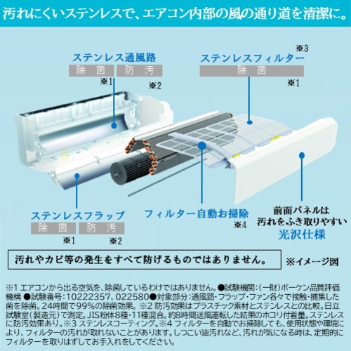 標準工事費込】【無料長期保証】日立 エアコン 10畳 本体高さ24.8cmの 
