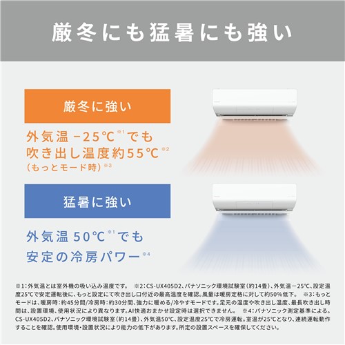 標準工事費込】【無料長期保証】パナソニック エアコン 14畳 ナノイー 