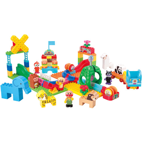 バンダイ アンパンマンころころブロック あそびがたくさん！もっところころ！どうぶつえんDXの通販は