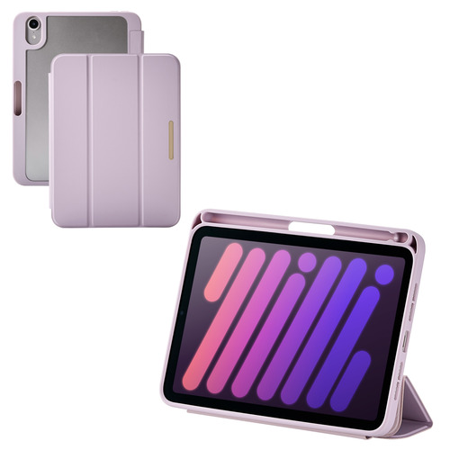 エレコム TB-A25SWVJM3PU iPad mini ケース 8.3インチ ( A17 Pro ) ／ 第6世代 カバー ラベンダー