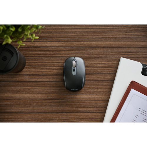 エレコム M-PN10MBMSBK ワイヤレスマウス Bluetooth ／ 無線 2.4GHz 両対応 Type-C 8ボタン Mサイズ ブラック_8