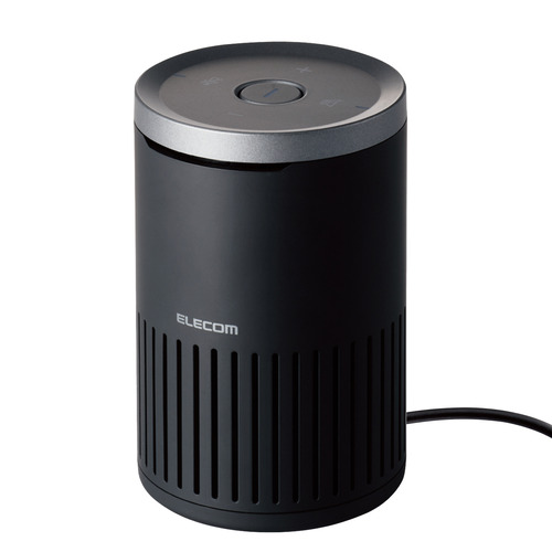 エレコム HS-SP02M2BK スピーカーフォン 有線 USB-A Web会議用 360度全方向集音 ノイズリダクション ブラック