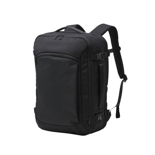 エレコム BM-BPTRCSEPBK リュック30〜40L拡張 真空圧縮トラベルバックパック 16インチPC対応 180度フルオープン ブラック
