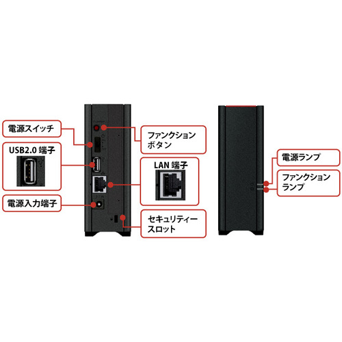 BUFFALO LS210D0401G 4TB ネットワークHDD BUFFALO ネットワークHDD 4TB LS210D0401G 【公式通販】