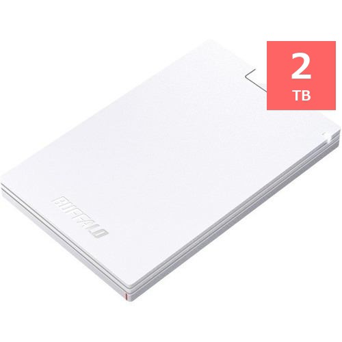 バッファロー SSD-PG2.0U3-WC SSD 2TB 白の通販は