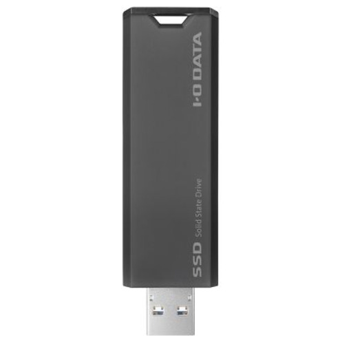 アイ･オー･データ機器 SSPS-US2GR USB 10Gbps(USB3.2 Gen2)対応 スティックSSD 2TB グレー×ブラックの通販は