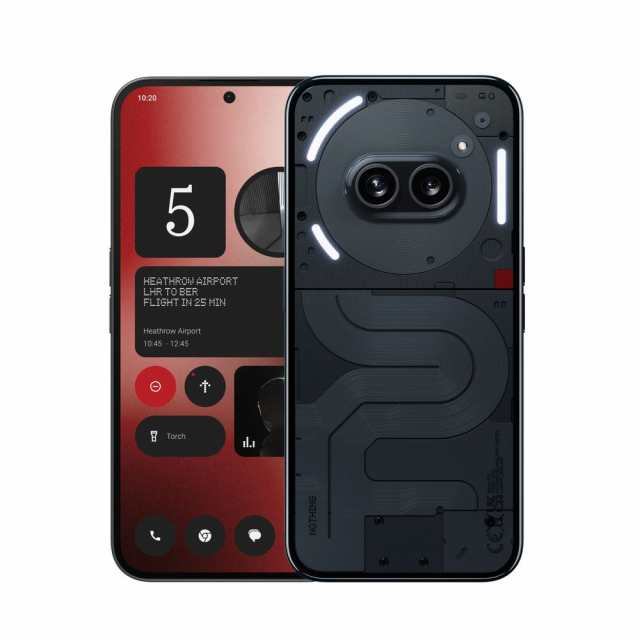 Nothing PHONE 2A BK 128GB SIMフリースマートフォンの通販はau