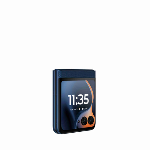 モトローラー PB8E0000JP motorola razr 60 SIMフリー 折りたたみスマートフォン moto ai搭載 ジブラルタルシーネイビー_11