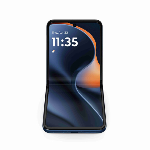 モトローラー PB8E0000JP motorola razr 60 SIMフリー 折りたたみスマートフォン moto ai搭載 ジブラルタルシーネイビー_5