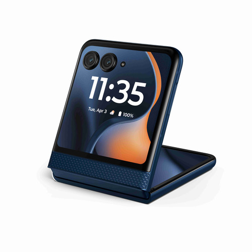 モトローラー PB8E0000JP motorola razr 60 SIMフリー 折りたたみスマートフォン moto ai搭載 ジブラルタルシーネイビー_7
