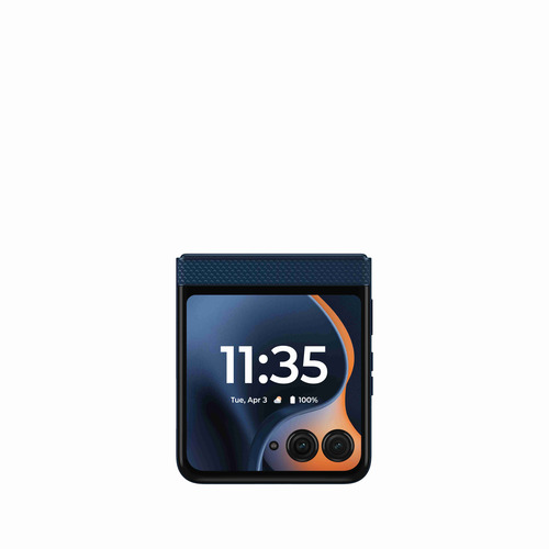 モトローラー PB8E0000JP motorola razr 60 SIMフリー 折りたたみスマートフォン moto ai搭載 ジブラルタルシーネイビー_9