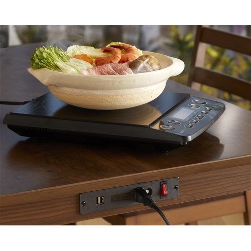 長方形120×80]布団レス スタンダードダイニングこたつ YKF38AS 300W