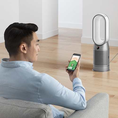 ダイソン HP07BN Dyson Purifier Hot + Cool 空気清浄機能付ファンヒーター ブラック／ニッケル DCモーター搭載 リモコン付き