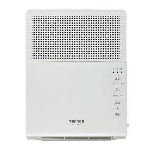 千住 WTS801 壁掛セラミックファンヒーター 送風機能 TEKNOS ホワイト