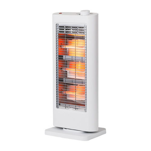 ブリッサ BDTM602WH トリプル暖電気ストーブ カーボンヒーター 自動首振り 転倒OFFスイッチ搭載 ホワイト