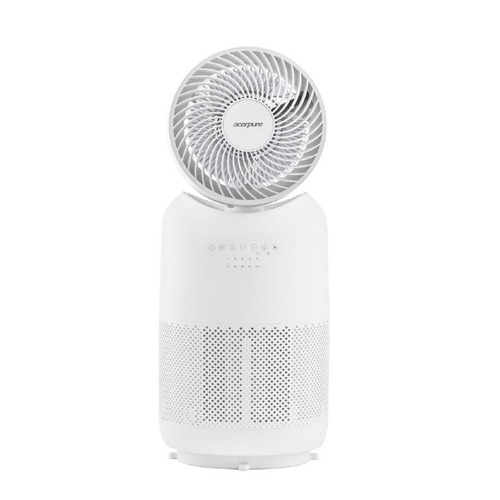 日本エイサー AH333-10W 空気清浄機 ヒーター&サーキュレーター 上下左右 首振り機能搭載 〜10畳 PM2.5対応 マットホワイト