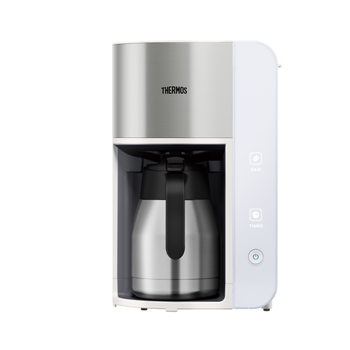 【期間限定大特価】THERMOS サーモスECK-1000 WH 真空断熱ポットコーヒーメーカー 1L ホワイト_1