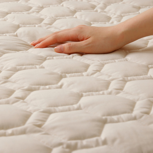 [ダブル]By IDC ヤマダ×大塚家具 ズレにくいベッドパッド3点パック 速乾タイプ 140×195cm ボックスシーツ2枚 ゴムなし_9