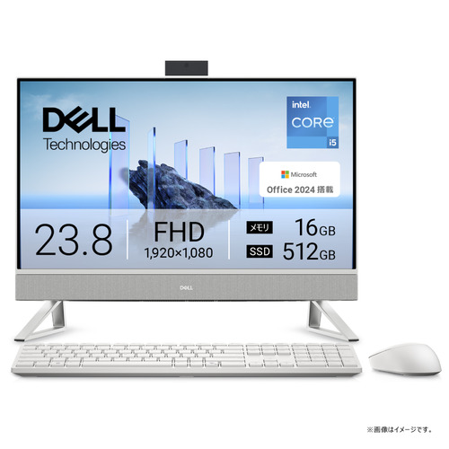DELL デスクトップパソコン 1TB Intel Core i5 送料込み！ DELL デスクトップPC Dell 24 AD47-FNWHB[23.8型 | フルHD | Core i5