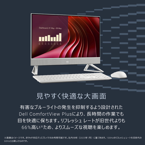 【1ヶ月のみ使用】Dell 24 AD67-FNWHB 2025年 DELL デスクトップPC Dell 24 AD67-FNWHB[23.8型 | フルHD | Core i7 |