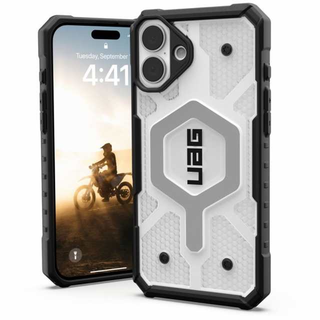 プリンストン iPhone 16 Plus用 MAGSAFE対応 PATHFINDER CLEAR アイス UAG-RIPH24LB-MS-IC