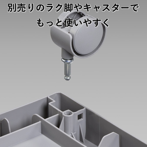 【期間限定大特価】天馬 Fits フィッツチェスト 7505 幅75cm 5段 ロック付き スムーズな引出し 収納 タンス 完成品 グレー_9