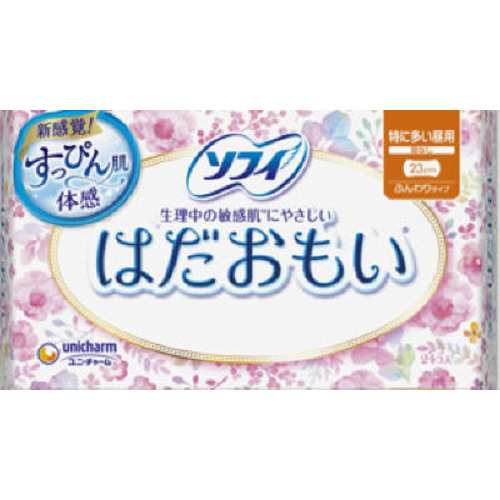 ユニ・チャーム ソフィはだおもい 特に多い日の昼用 羽なし 24枚