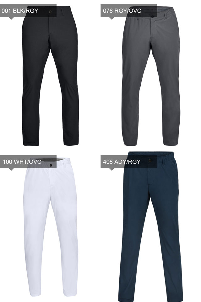 UNDER ARMOUR メンズ ゴルフ テーパード ロングパンツ UA マイクロ