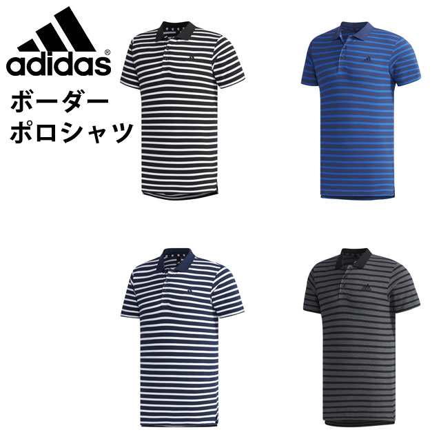 アディダス M Sport Id ボーダー ポロシャツ ボタン 半袖 Adidas Etz47 スポーツアパレル メンズ の通販はau Pay マーケット Imoto Sports