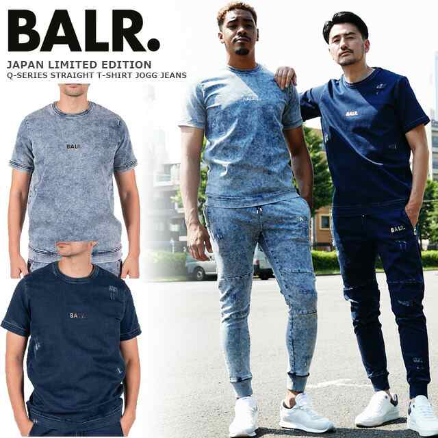 ☆ボーラー 日本限定 BALR. Tシャツ 半袖 スウェットデニム生地 