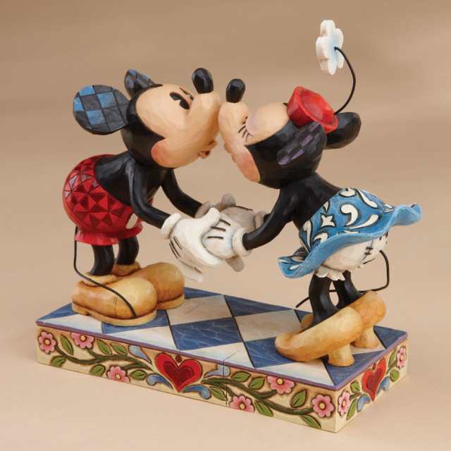 Enesco エネスコ ミッキー ミニーラブキッス Smooch For My Sweetie Disney Traditions ディズニー フィギュア 陶器 置物 飾り物の通販はau Pay マーケット はっぴースマイル