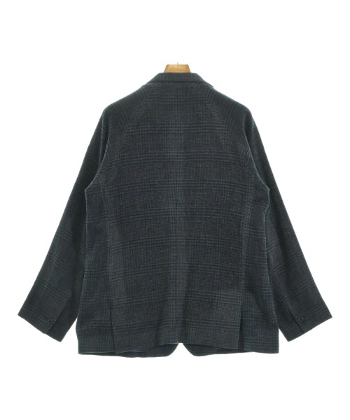 [古着]セットアップ　テーラードジャケット　スーツ　ペイズリー　ストライプ　青 Needles ニードルス 裏地ペイズリー柄 1B テーラードジャケット ウール