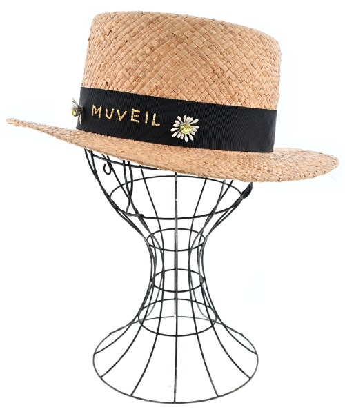MUVEIL ミュベール ストローハット レディース 【古着】【中古】の通販は