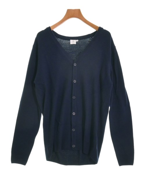 SUNSPEL サンスペル Vネックコットンカーディガン　Navy L シーアイランドコットンクルーネックジャンパー （Light Navy