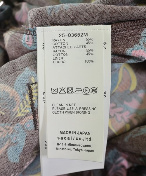 sacai サカイ カジュアルシャツ メンズ 【古着】【中古】