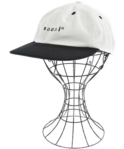 sacai ブラック ベースボールキャップ 未使用 sacai 24ss ベースボール