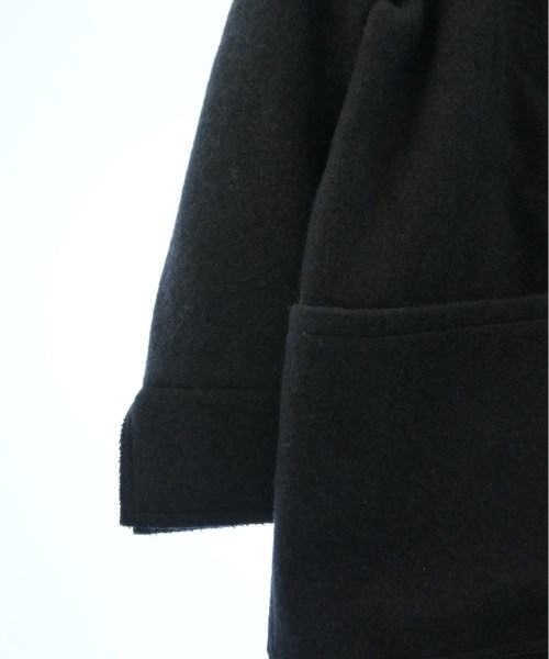 MHL. 黒 ウール コート MHL./DENSE WOOL MELTON コート