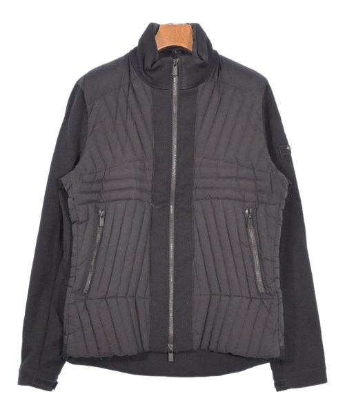 ネイバーフッド バックロゴ刺繍 キルティングジャケット S 黒×白