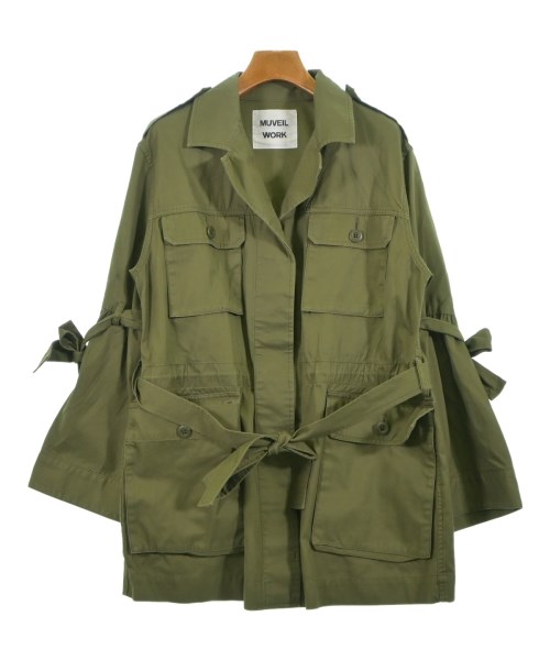 MUVEIL WORK ミュベールワーク ミリタリーブルゾン レディース 【古着】【中古】