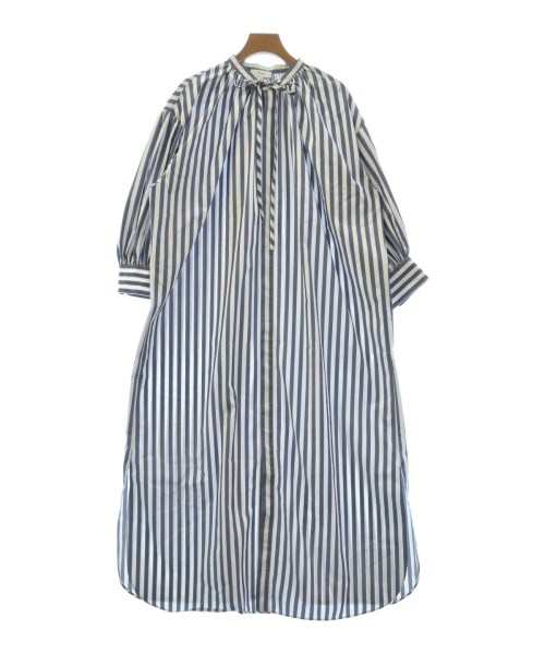 HYKE ハイク ワンピース 青 2(M位) 0351824S0175 HYKE - ハイク HYKE 21SS プリーツワンピース ロング 五分袖 1